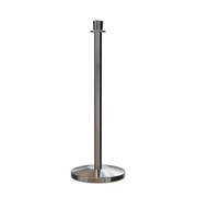 MONTOUR LINE Stanchion Post and Rope Sat.Steel Post Crown Top C-SS-CN